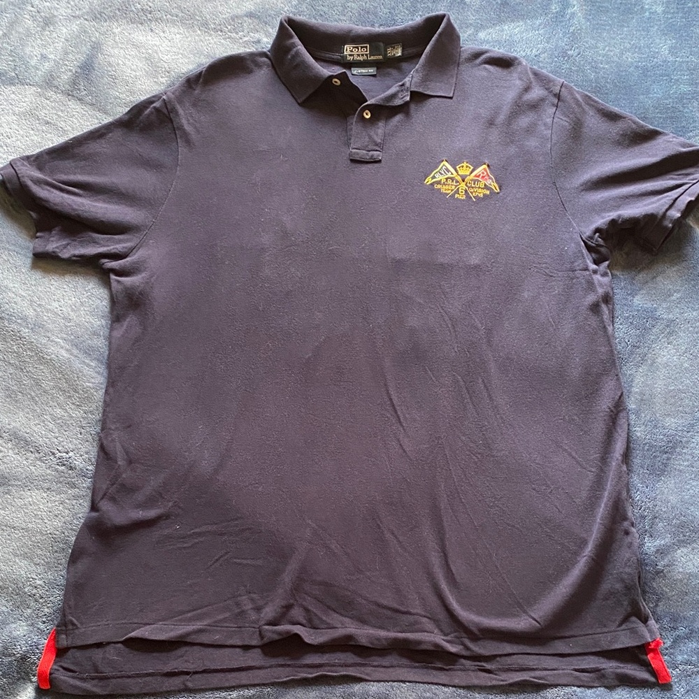 Vtg Ralph Lauren Yacht Club Mariner Polo Shirt